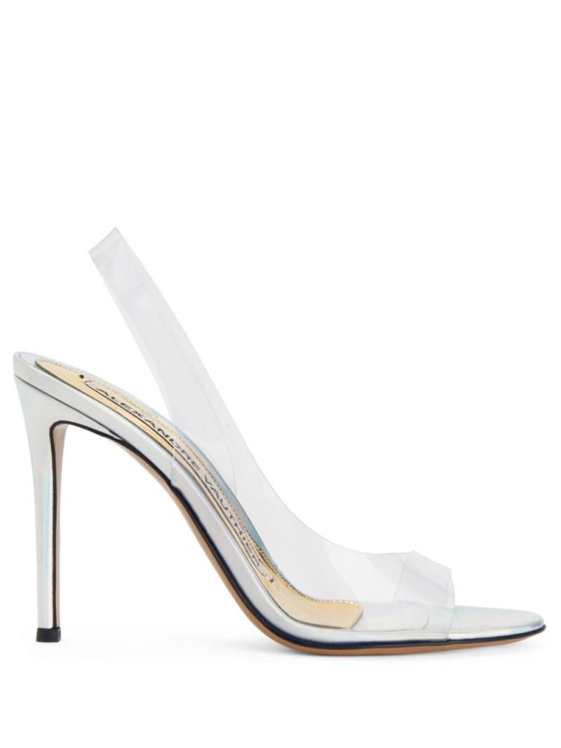 Alexandre Vauthier Vinavil 110mm transparent sandals - White von Alexandre Vauthier