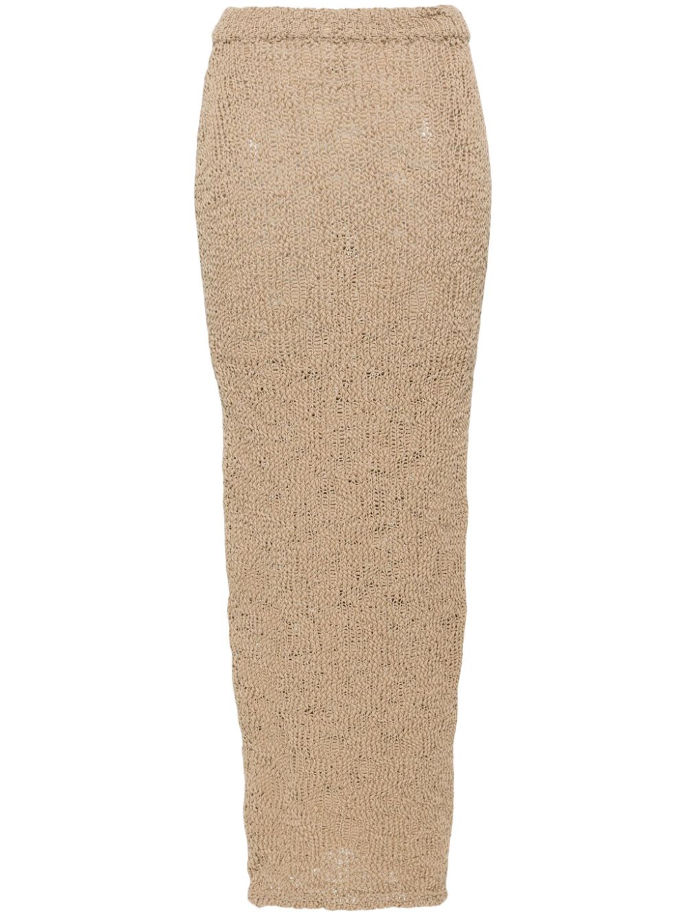 Alexandre Vauthier column crocket maxi skirt - Neutrals von Alexandre Vauthier