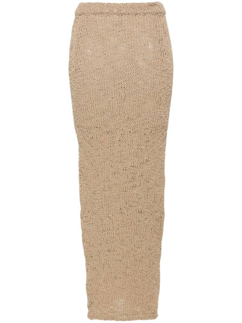 Alexandre Vauthier column crocket maxi skirt - Neutrals von Alexandre Vauthier