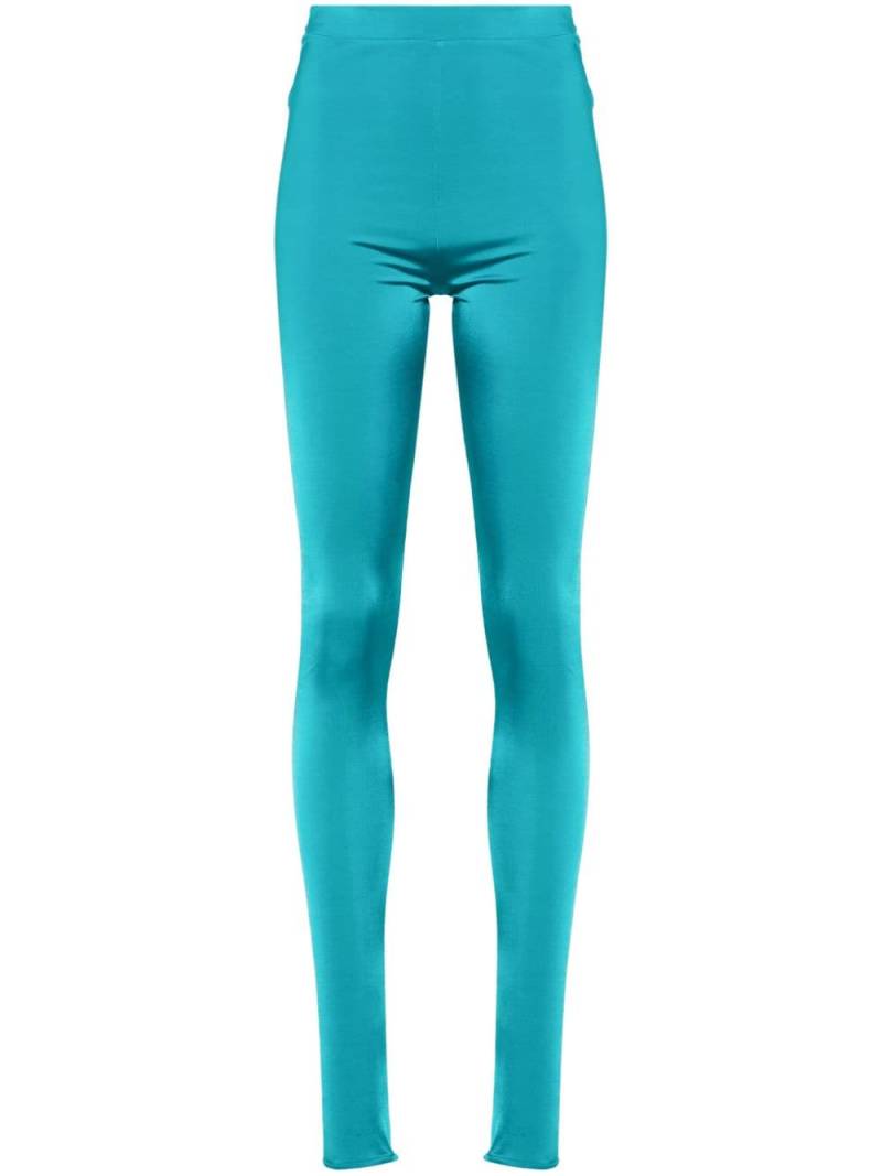 Alexandre Vauthier elasticated-waist tapered leggings - Blue von Alexandre Vauthier