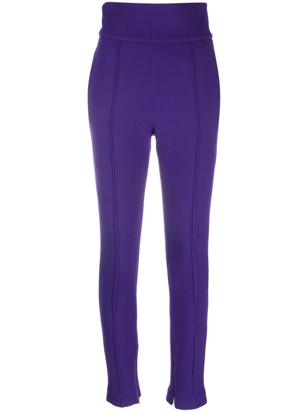 Alexandre Vauthier high-waisted wool trousers - Purple von Alexandre Vauthier