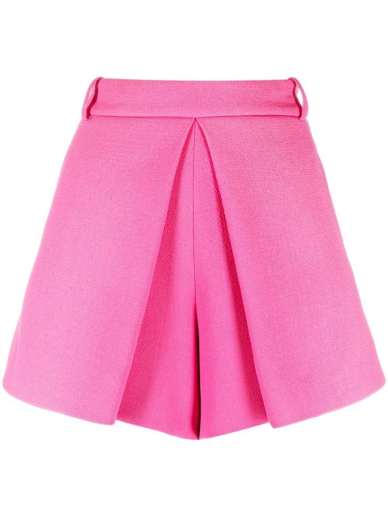 Alexandre Vauthier pleat-detail tailored shorts - Pink von Alexandre Vauthier