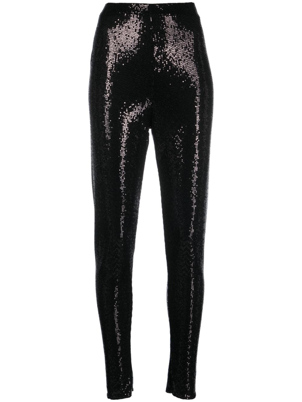 Alexandre Vauthier sequinned high-waisted leggings - Black von Alexandre Vauthier