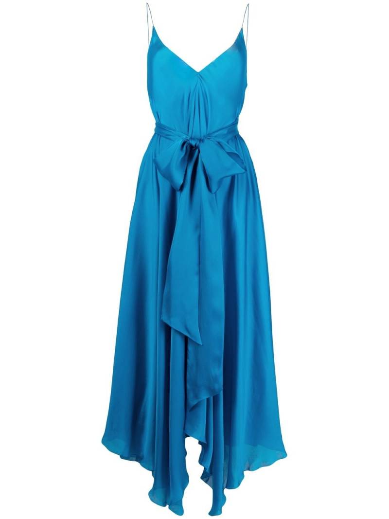 Alexandre Vauthier silk layered evening gown - Blue von Alexandre Vauthier