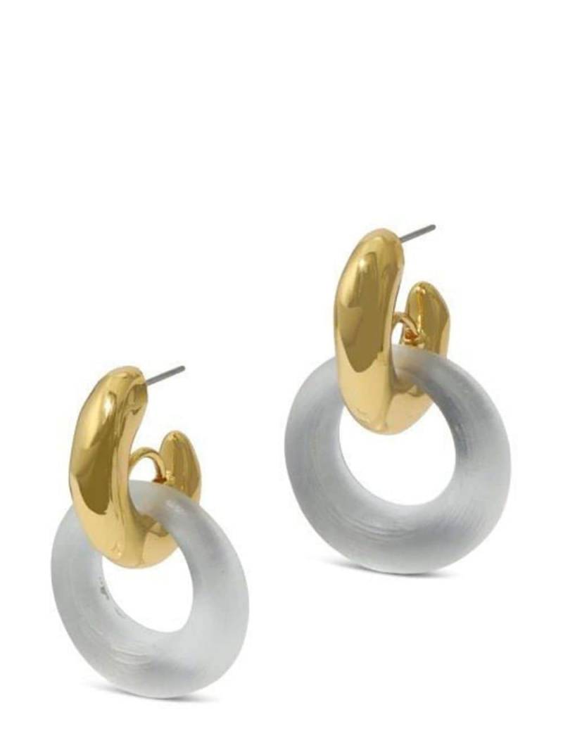 Alexis Bittar Door Knocker hoop earrings - Silver von Alexis Bittar