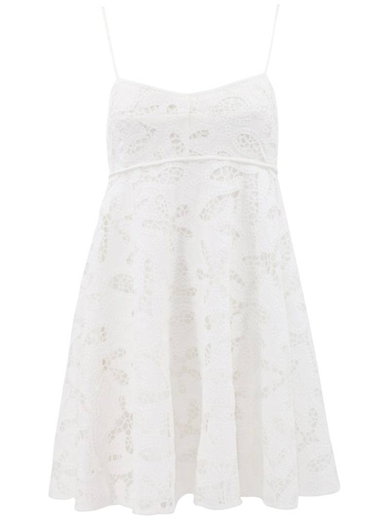 Alexis Adonna embroidered mini dress - White von Alexis