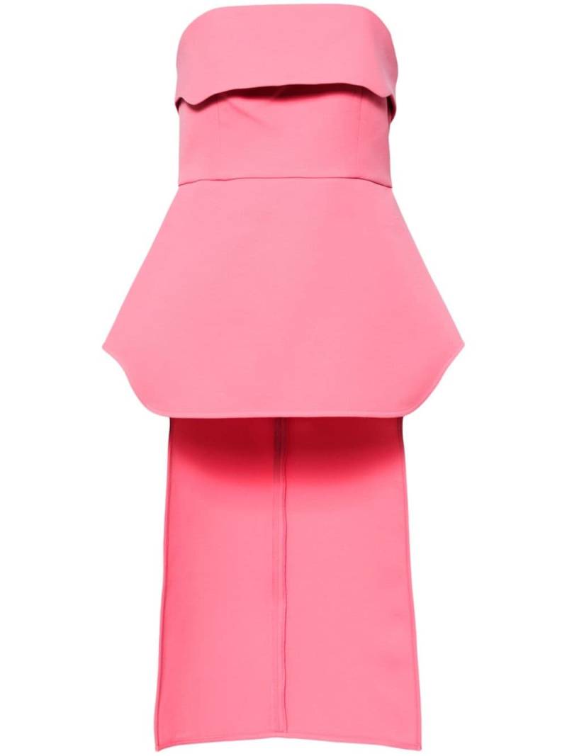 Alexis Akera strapless asymmetric top - Pink von Alexis