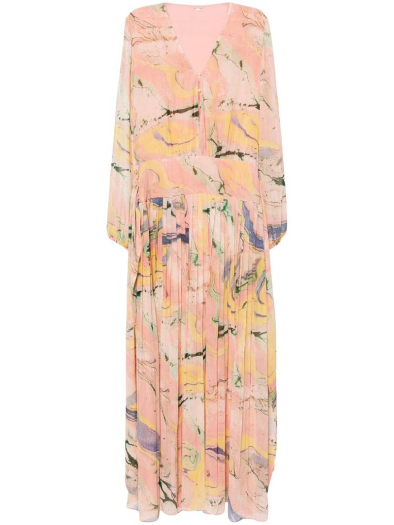 Alexis Diane floral-print maxi dress - Orange von Alexis