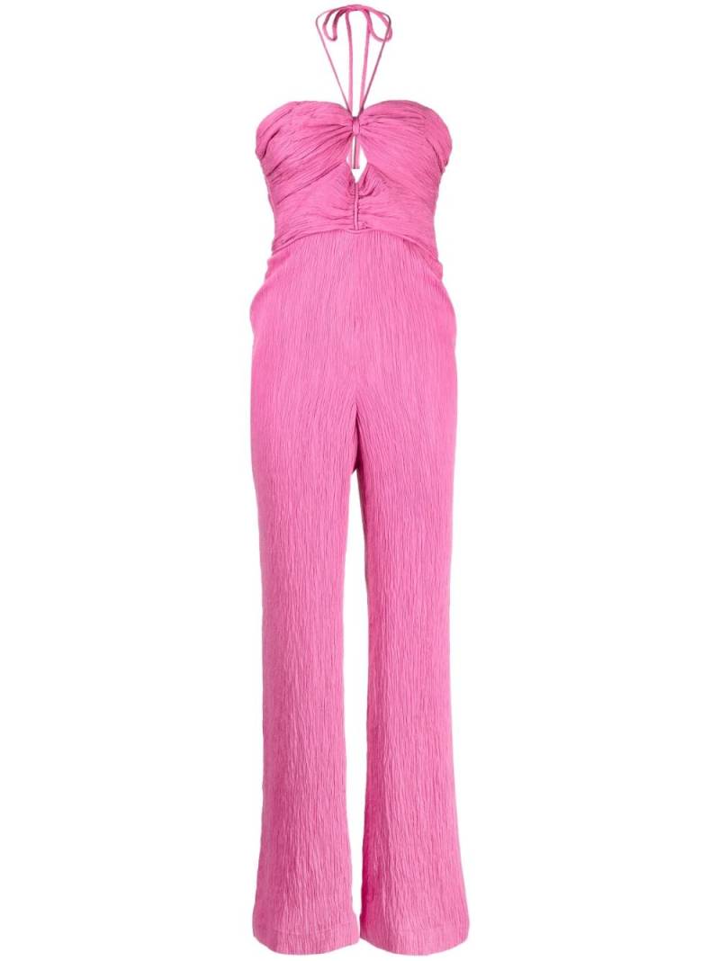 Alexis Jada halterneck jumpsuit - Pink von Alexis