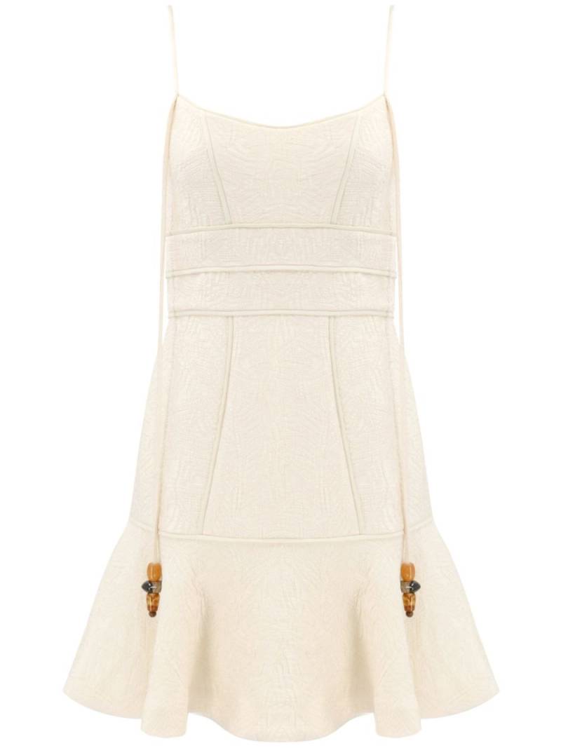 Alexis Kamara sleeveless mini dress - Neutrals von Alexis