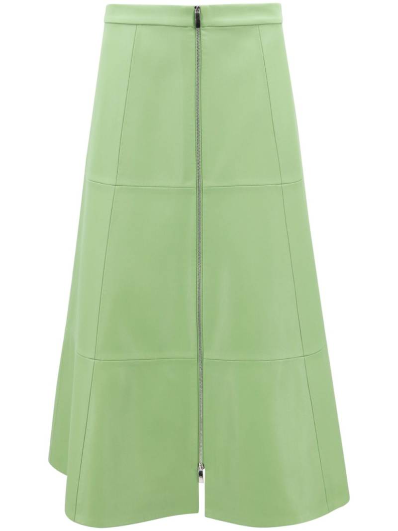 Alexis Kova panelled midi skirt - Green von Alexis