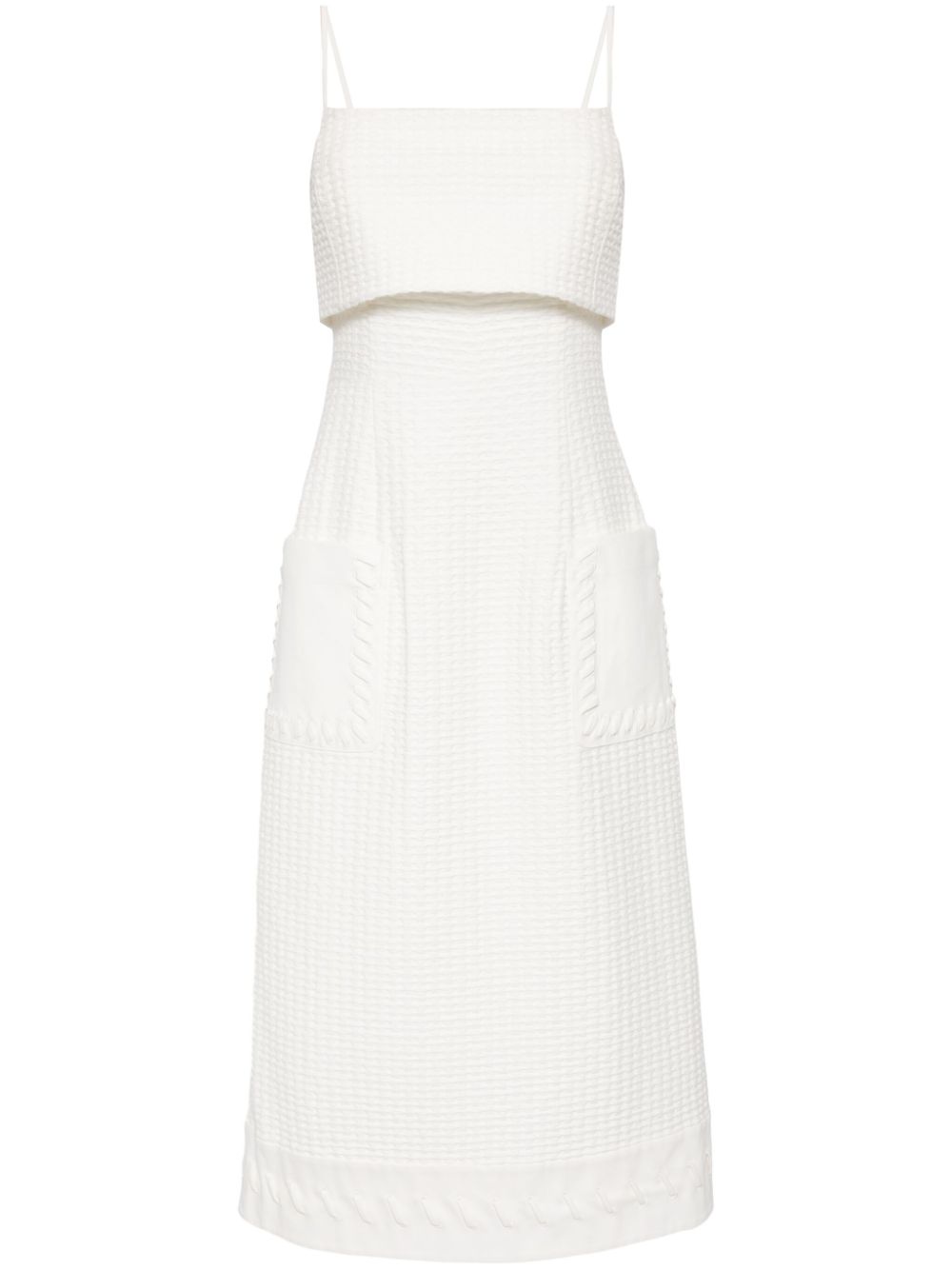 Alexis Noval midi dress - White von Alexis