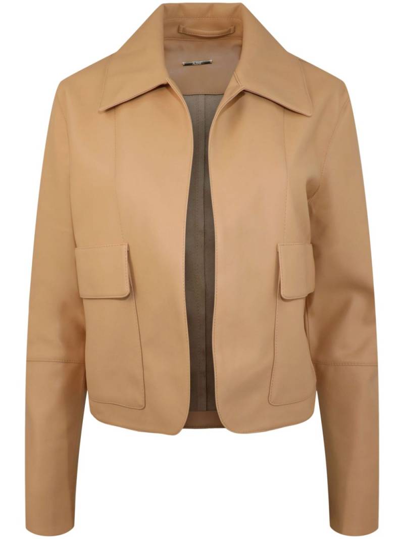 Alexis Peri faux-leather jacket - Neutrals von Alexis