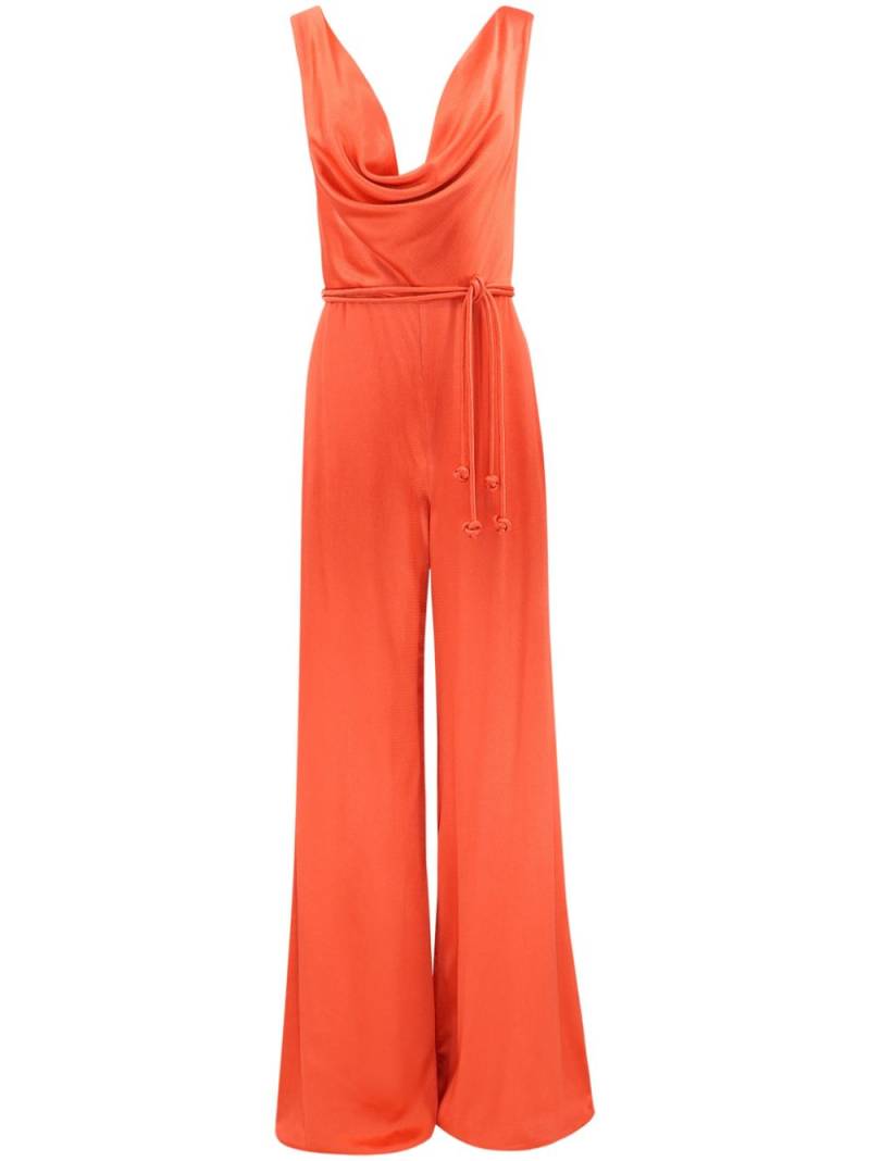 Alexis Sare cowl-neck jumpsuit - Orange von Alexis