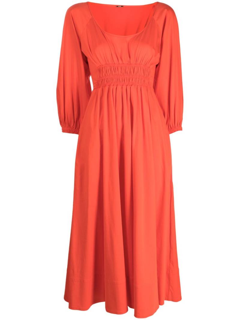 Alexis Shae smocked-waist dress - Orange von Alexis