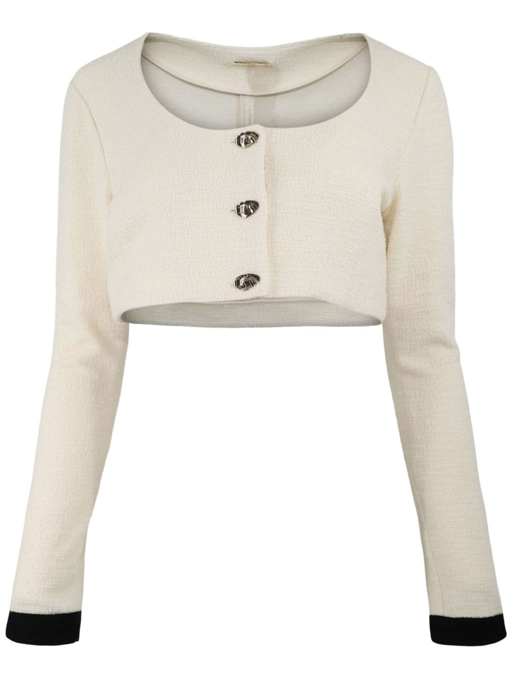 Alexis Vernazza button-up cropped cardigan - Neutrals von Alexis