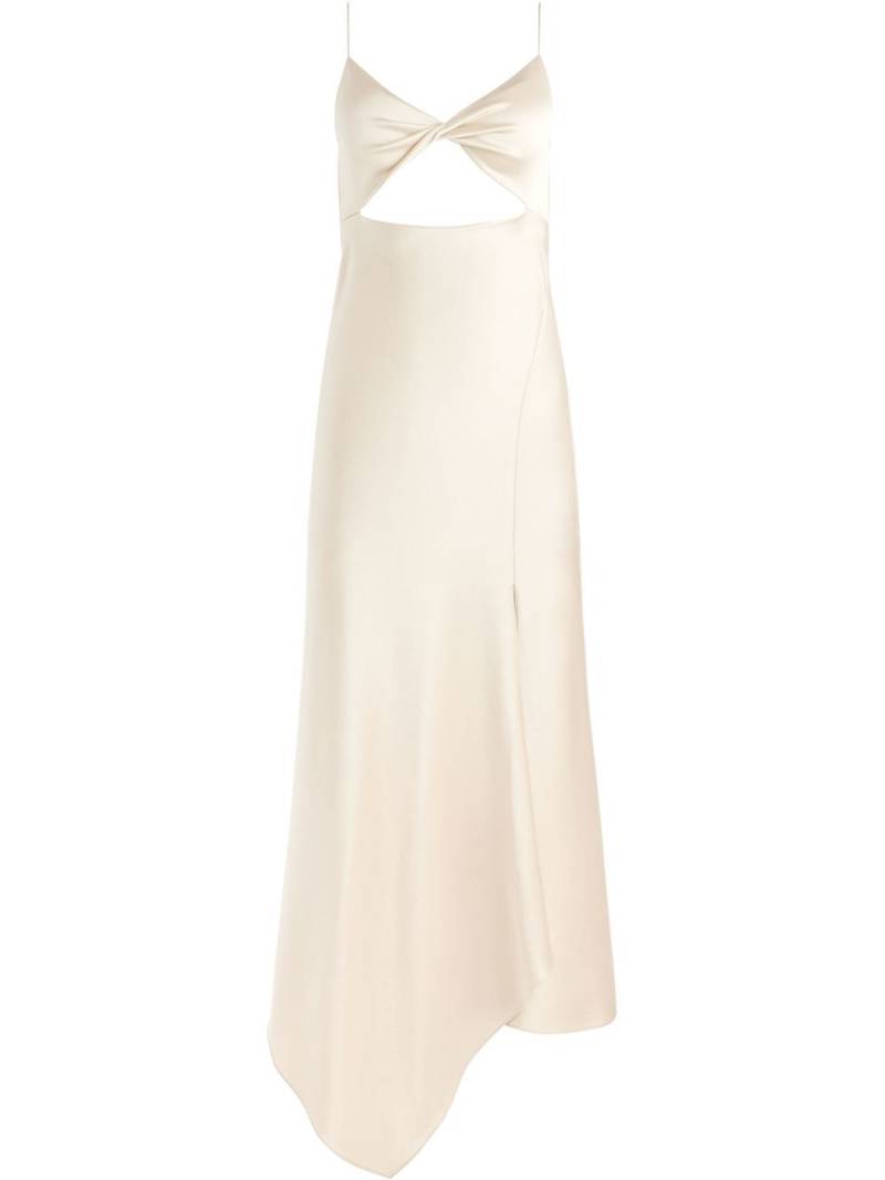 alice + olivia Harmony twist midi dress - Neutrals von alice + olivia