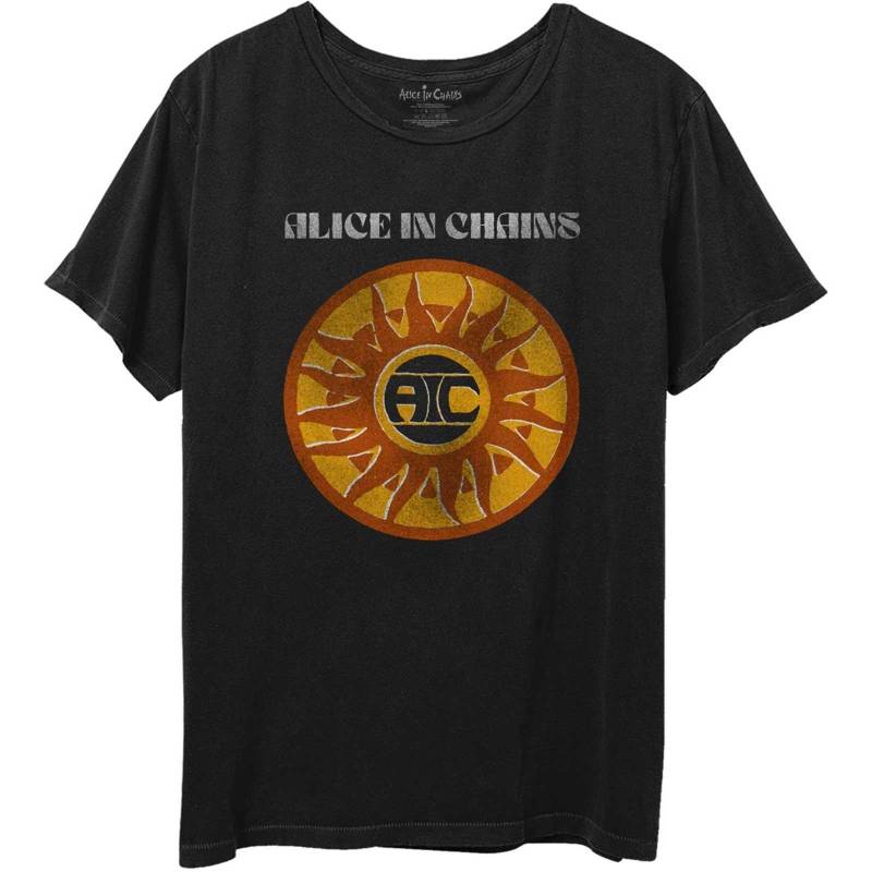 Circle Sun Tshirt Damen Schwarz M von Alice In Chains