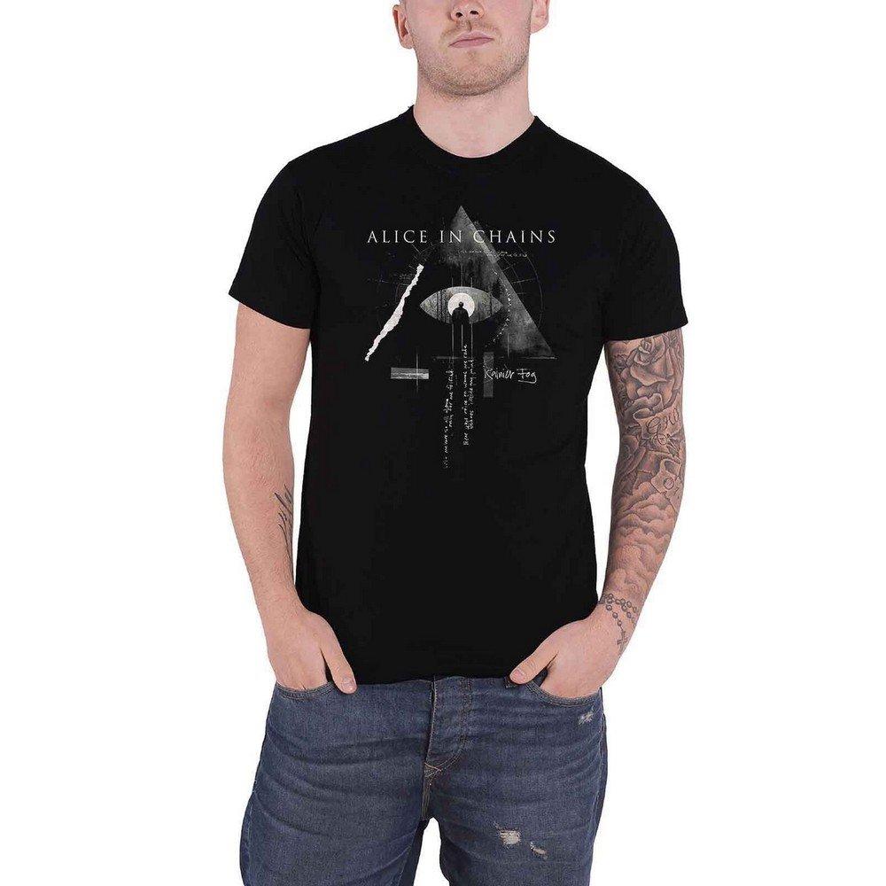 Alice In Chains - Fog Mountain TShirt, für Damen, Schwarz, Größe L von Alice In Chains