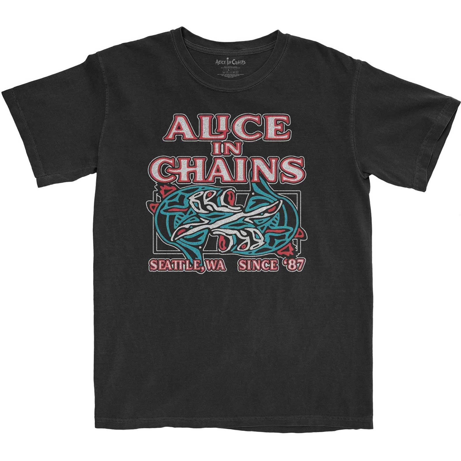 Tshirt Damen Schwarz M von Alice In Chains