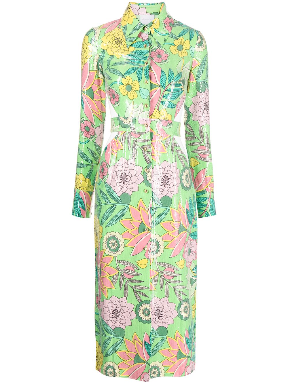 Alice McCall All That Glitters shirt dress - Green von Alice McCall