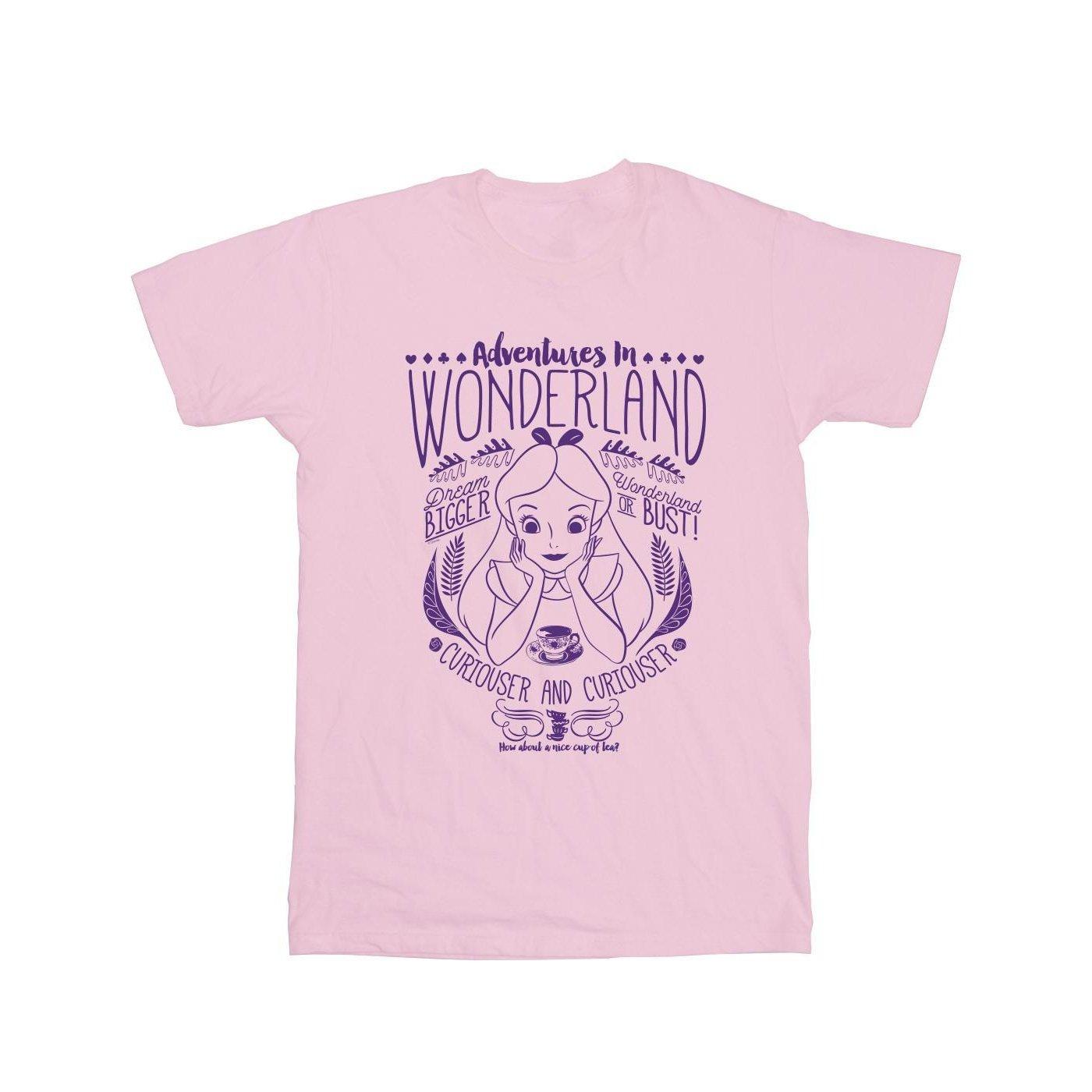 Adventures Tshirt Mädchen Pink 152-158 von Alice in Wonderland