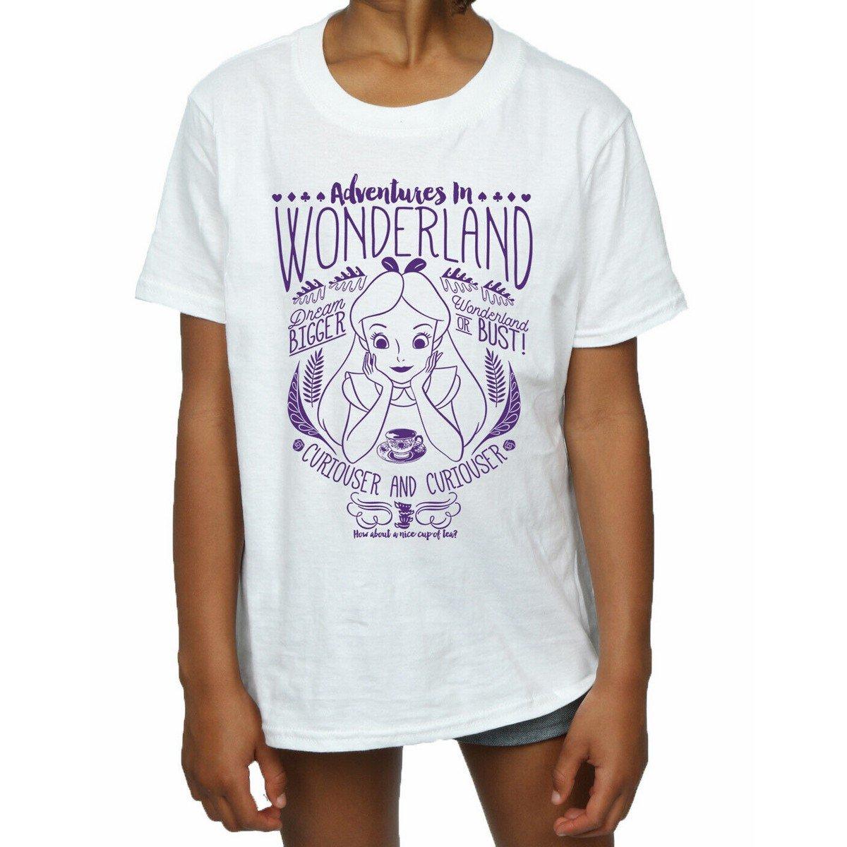 Adventures Tshirt Mädchen Weiss 152-158 von Alice in Wonderland