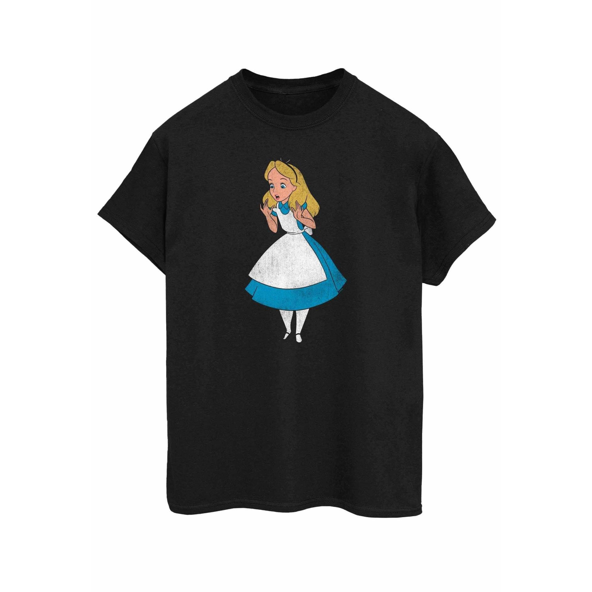 Classic Tshirt Damen Schwarz L von Alice in Wonderland