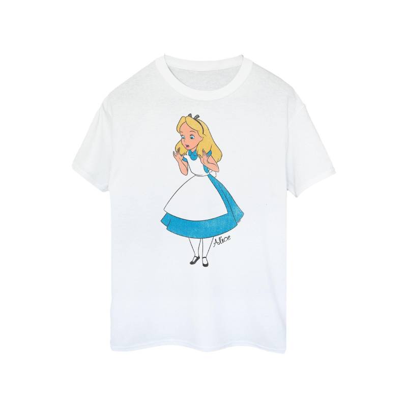 Classic Tshirt Damen Weiss L von Alice in Wonderland