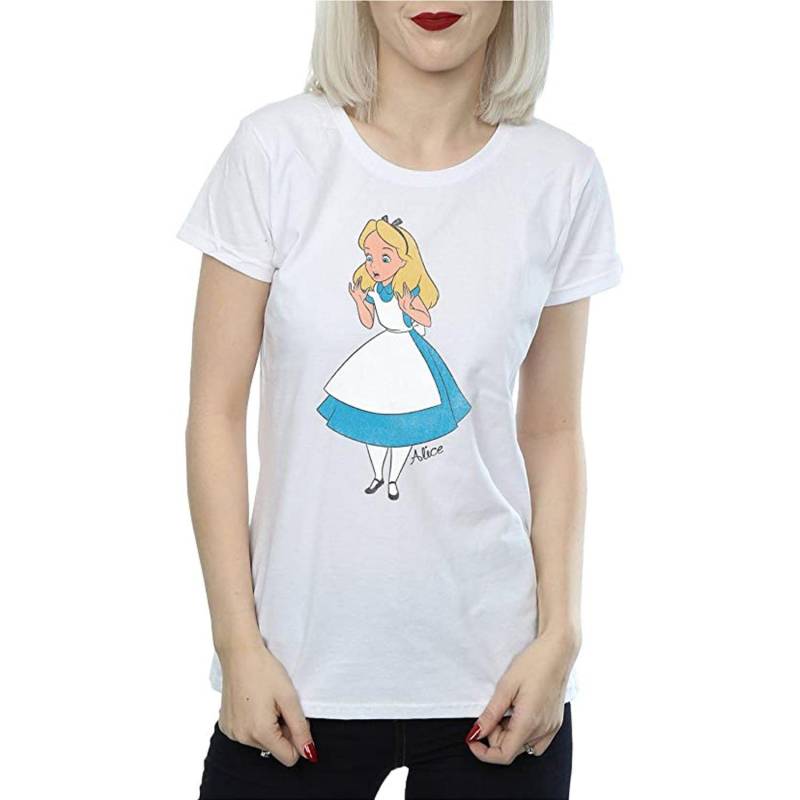 Alice in Wonderland - Classic TShirt, 140/146, Weiss von Alice in Wonderland