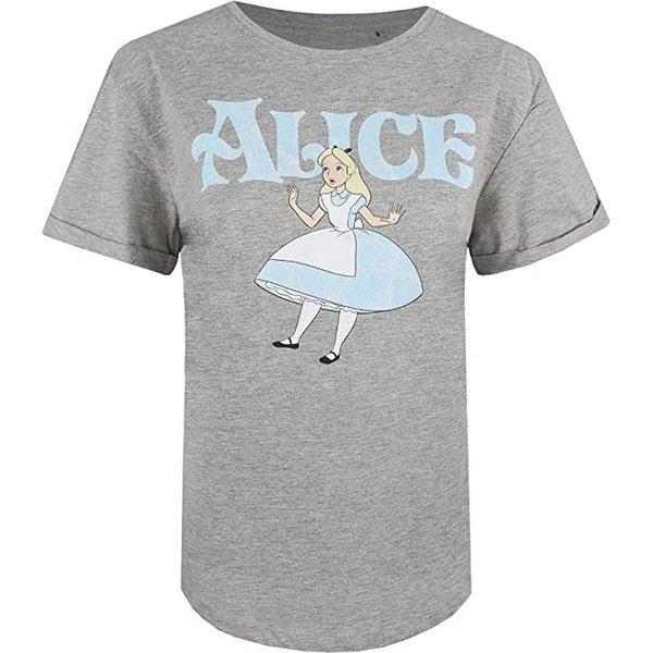 Tshirt Damen Grau XL von Alice in Wonderland