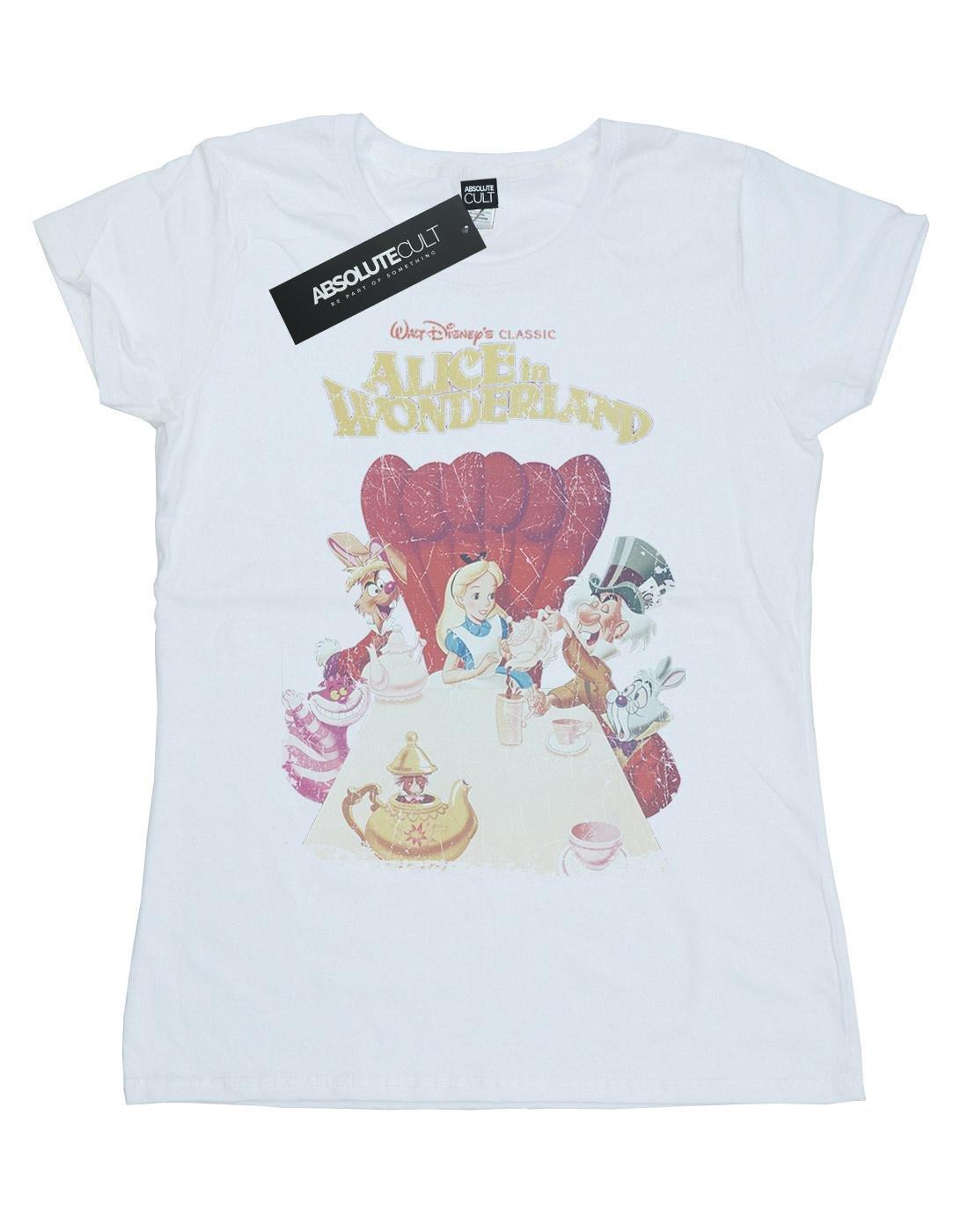 Tshirt Damen Weiss 3XL von Alice in Wonderland