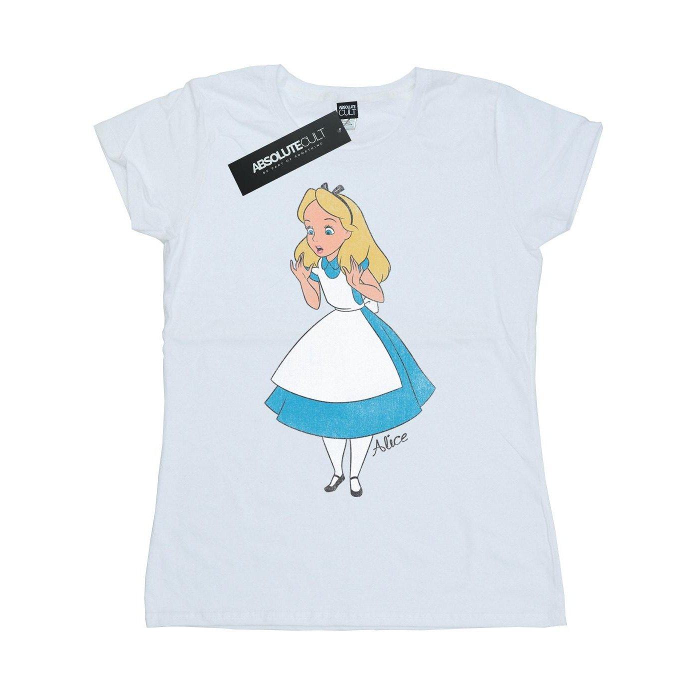 Tshirt Damen Weiss L von Alice in Wonderland