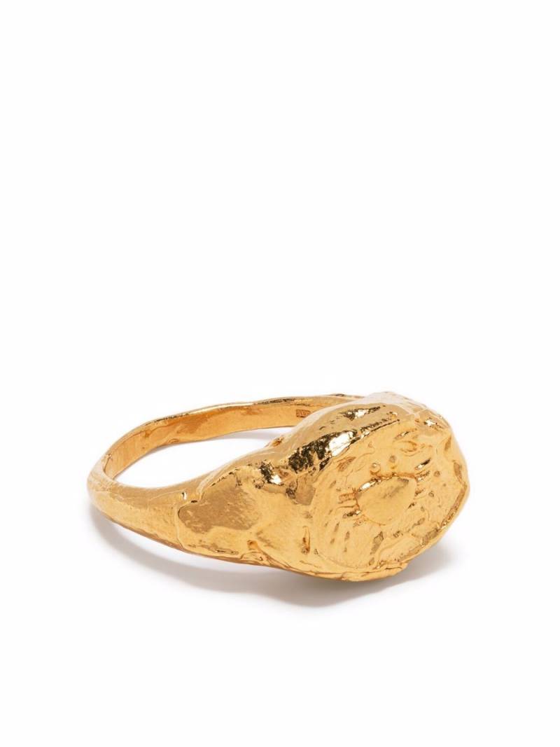 Alighieri Cancer signet ring - Gold von Alighieri