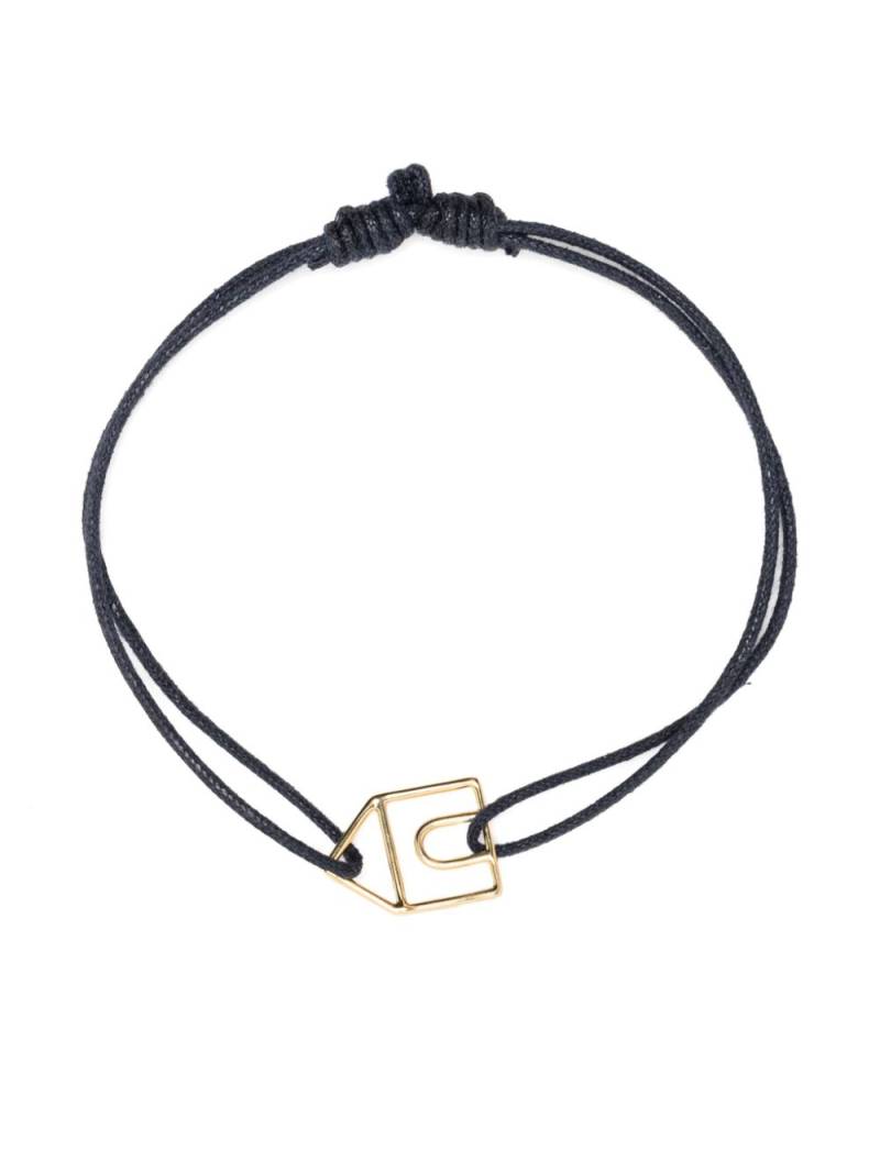 Aliita 9kt yellow gold Casita bracelet - Black von Aliita