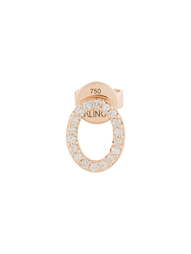 ALINKA 18kt rose gold CLOUD diamond stud von ALINKA