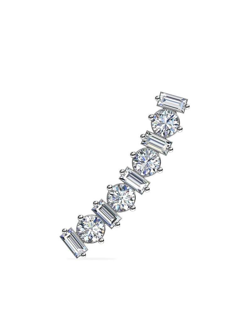 ALINKA 18kt white gold Amalfi diamond left ear cuff - Silver von ALINKA