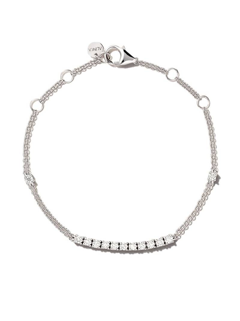 ALINKA 18kt white gold RIVIERA diamond bracelet - Silver von ALINKA