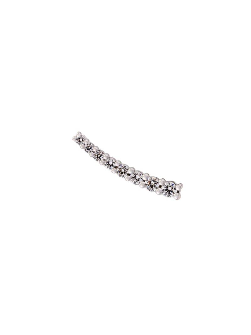 ALINKA 'Dasha' white diamond right side small slider earring - Metallic von ALINKA