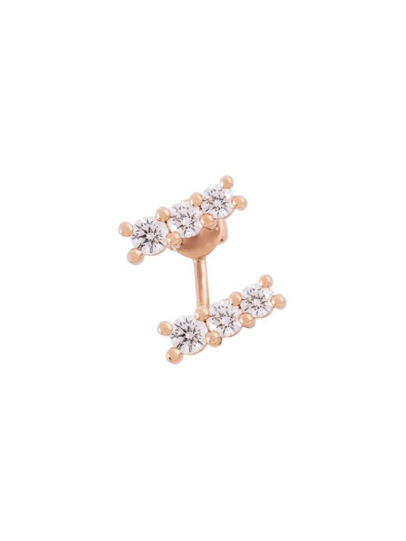 ALINKA 18kt rose gold LARA diamond left earring - Metallic von ALINKA