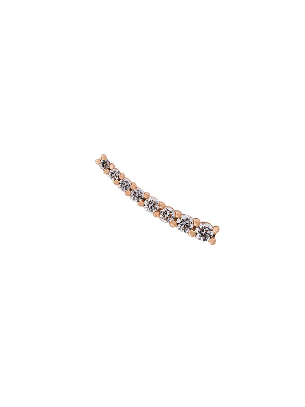 ALINKA small DASHA diamond slider right earring - Pink von ALINKA