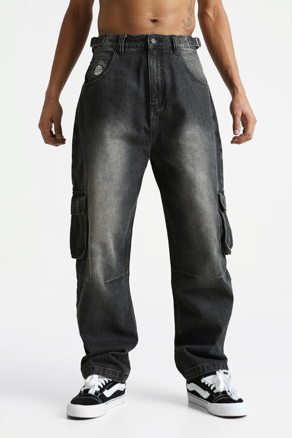 All Access Baggy Fit Cargo Jeans | Schwarz | Herren  | 30 von All Access