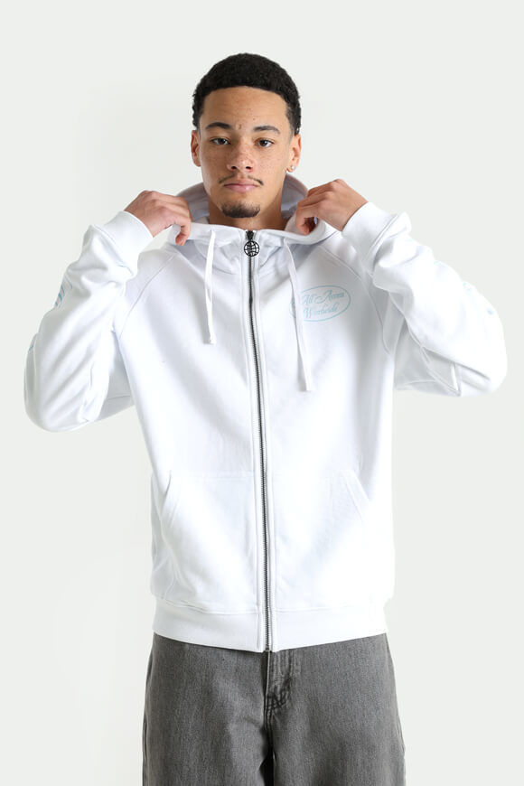 All Access Kapuzensweatjacke | Weiss | Herren  | L von All Access