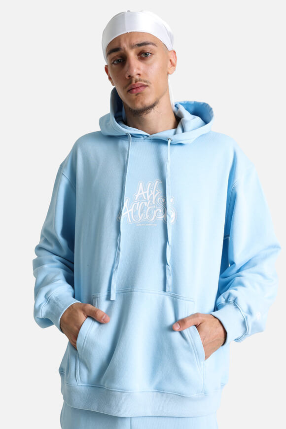 All Access Kapuzensweatshirt | Hellblau + Weiss | Herren  | S von All Access