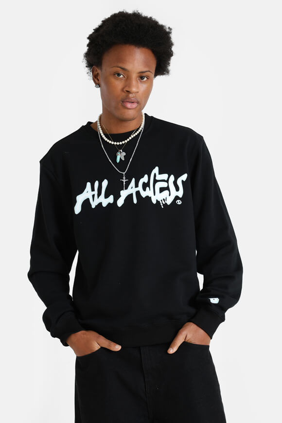 All Access Sweatshirt | Schwarz | Herren  | L von All Access