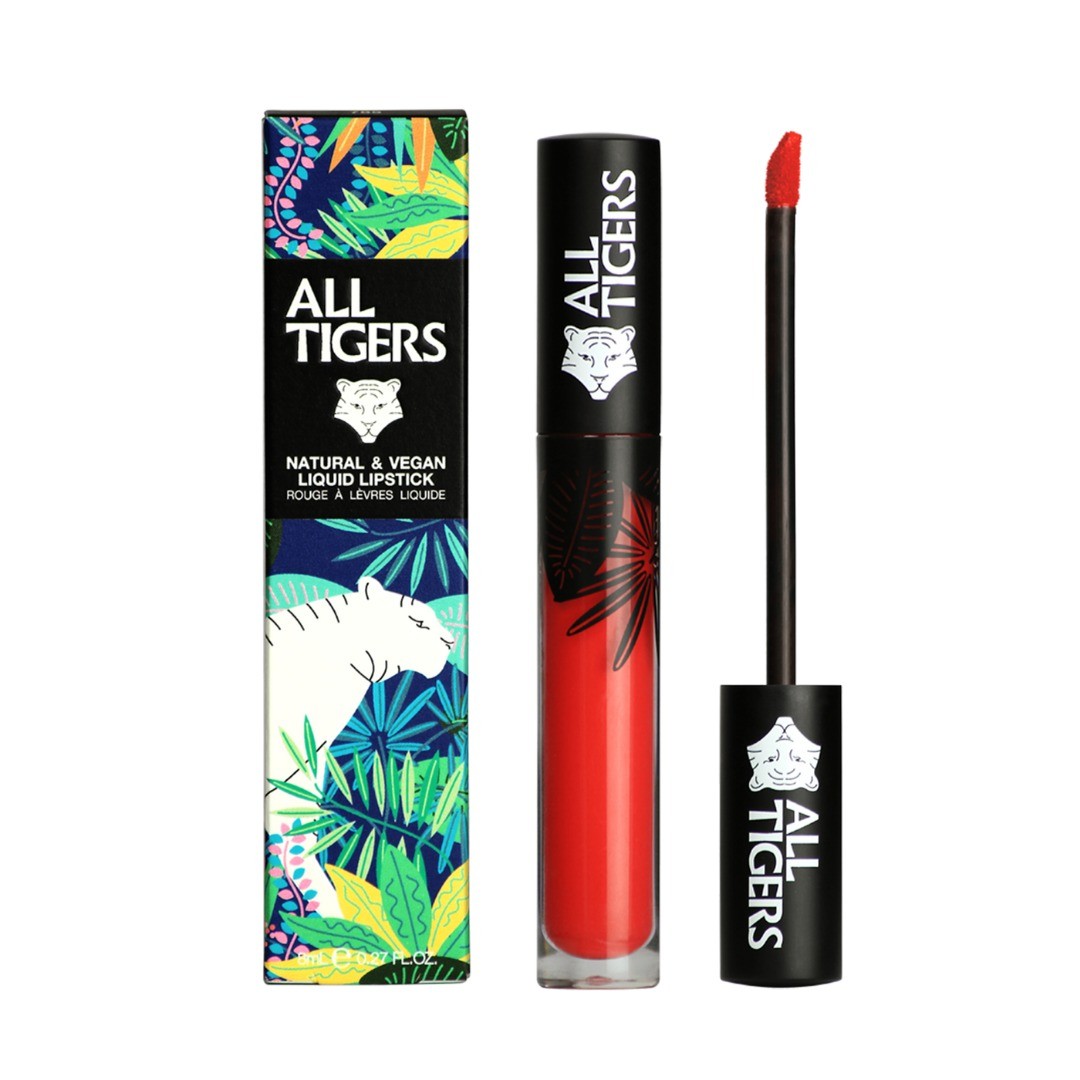 All Tigers Lips - Liquid Lipstick matt vegan und natürlich Koralle von All Tigers