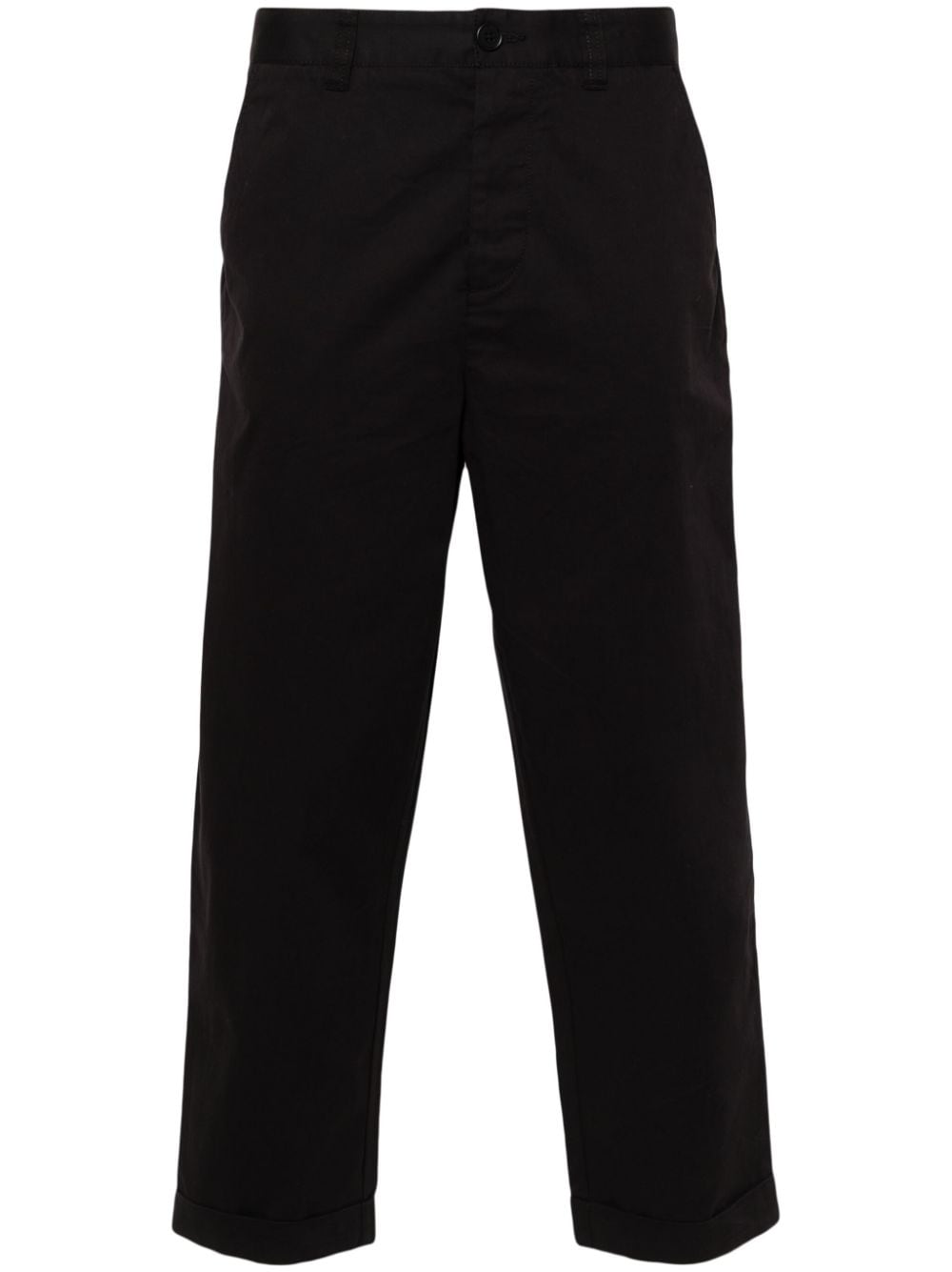 AllSaints Belo tapered cropped trousers - Black von AllSaints