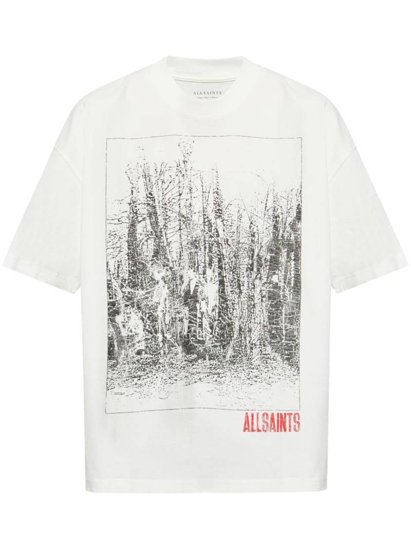 AllSaints Bracken T-shirt - White von AllSaints