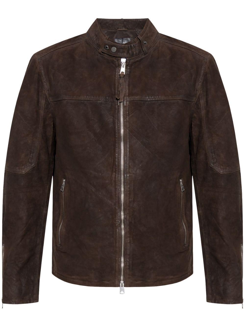 AllSaints Cora leather jacket - Brown von AllSaints