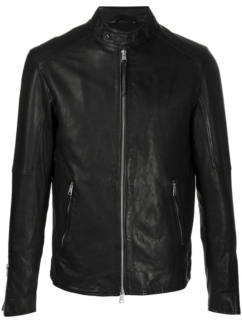 AllSaints Coram biker jacket - Black von AllSaints